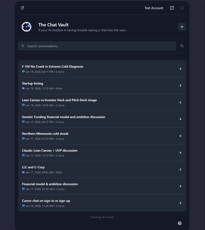 Or run the broswse Chat Vault widget inside ChatGPT, Claude, or any other AI Host.